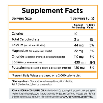 SaltStick DrinkMix - Tart Orange 40-Serving Tub