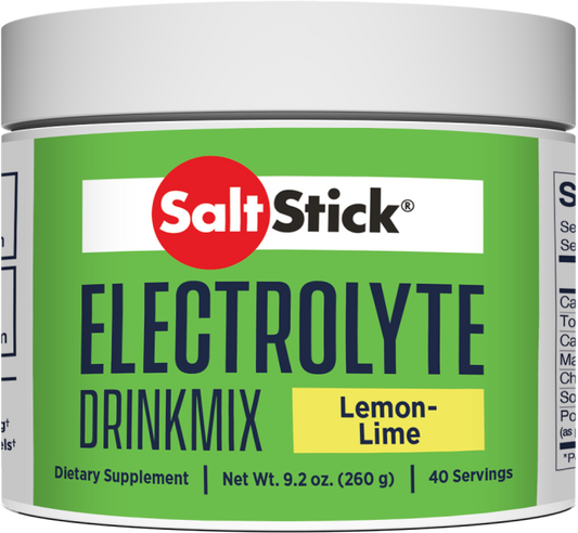 SaltStick DrinkMix - Lemon Lime 40-Serving Tub