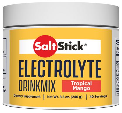 SaltStick DrinkMix - Tropical Mango 40-Serving Tub