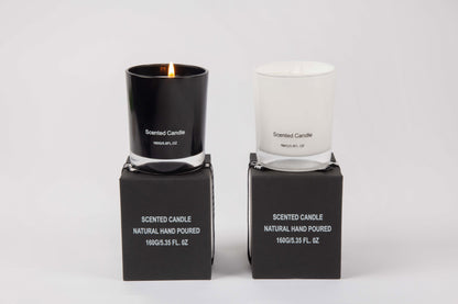 Soy Wax Natural Hand Poured SCENTED CANDLE | Black Cup SANDALWOOD 160g