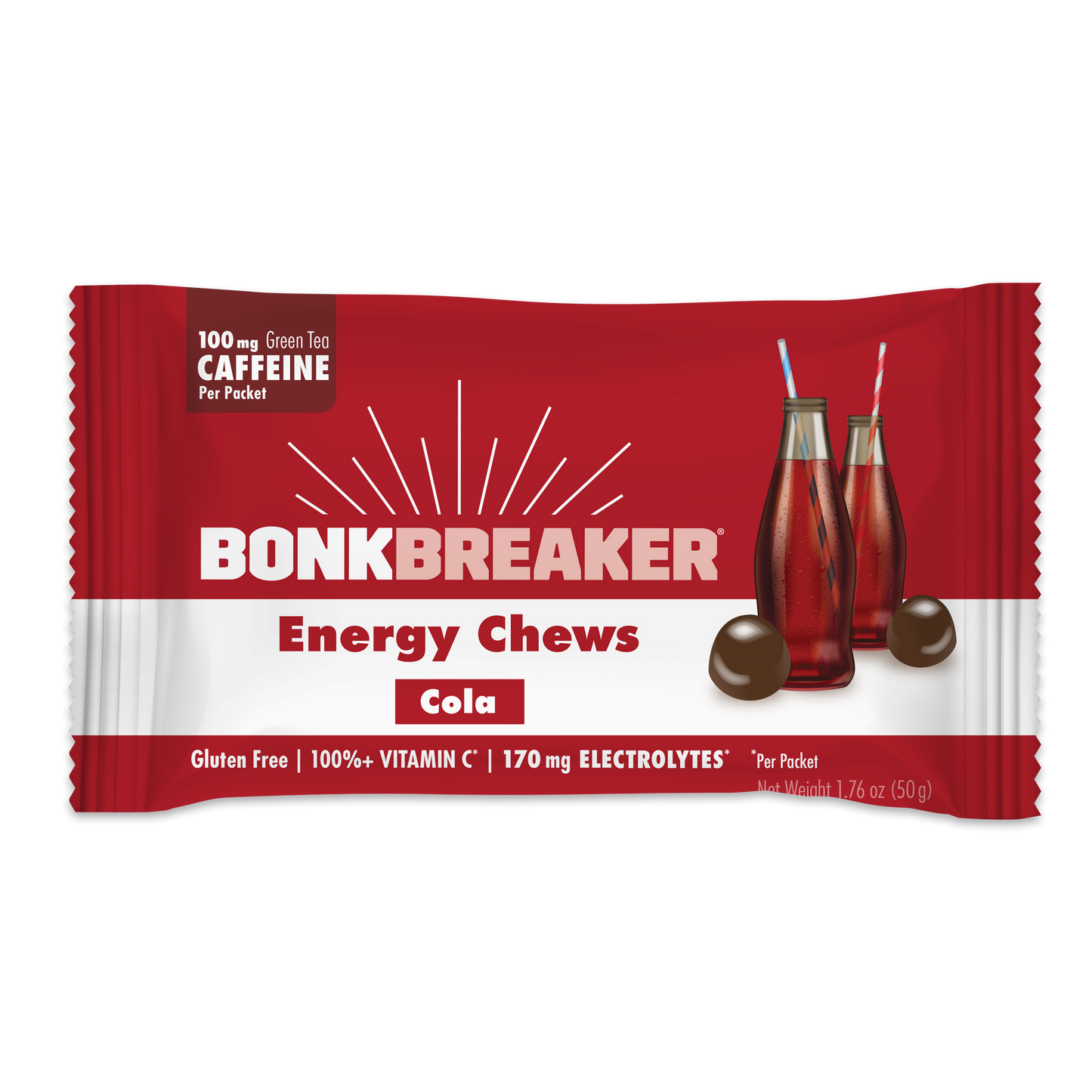 Bonk Breaker Cola w/ Caffeine Energy Chews - 1 pack