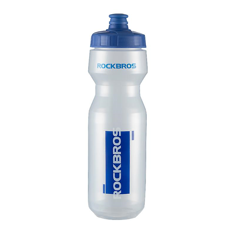 Rockbros Portable CYCLING BICYCLE WATER BOTTLE 750ml - BLUE TRANSPARENT