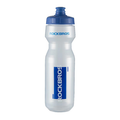 Rockbros Portable CYCLING BICYCLE WATER BOTTLE 750ml - BLUE TRANSPARENT