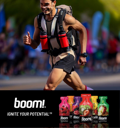 Carb Boom! Energy Gels 24 Pack - Raspberry