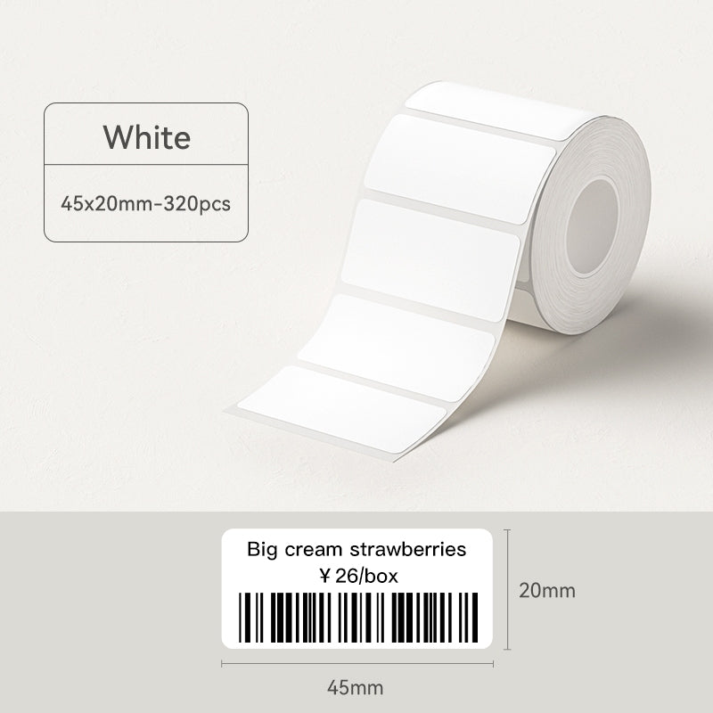 Niimbot B21/B1/B3S Thermal Label Sticker Paper Printable White 20-50mm Width