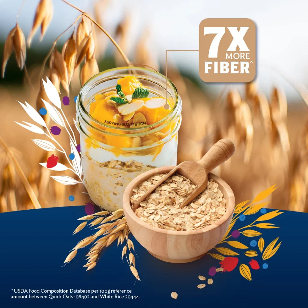 Quaker Rolled Oatmeal 1.2kg Jar