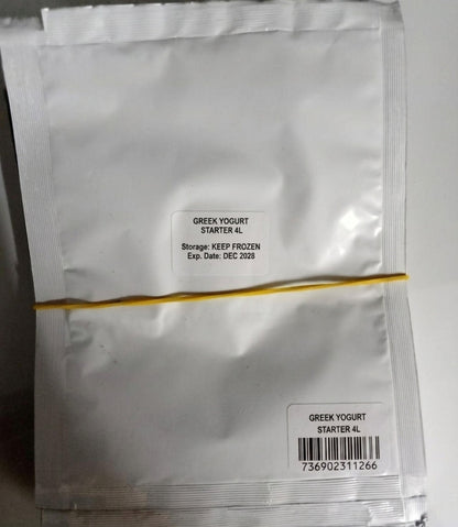 GREEK YOGURT STARTER makes 1L/2L/4L (freeze-dried) - IN POWDER FORM