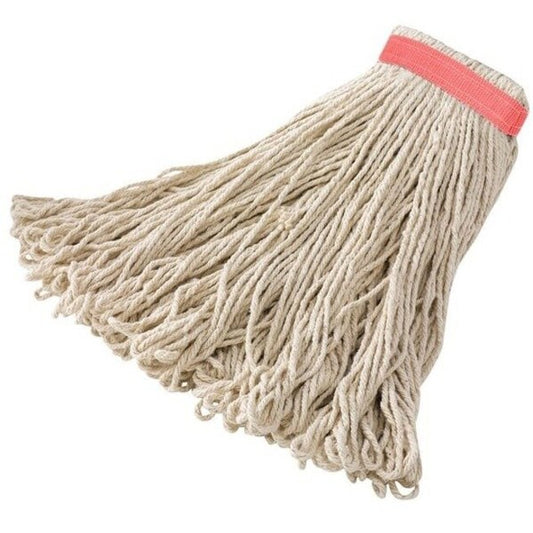 Rubbermaid WHITE SUPER STITCH BLEND MOP 1" HEADBAND SIZE MED
