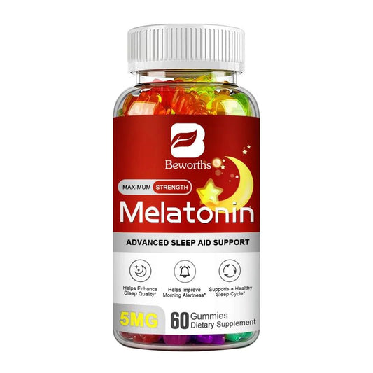 Beworths Melatonin Gummies for Sleep Aid Support - 5mg