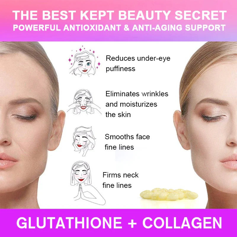 Beworths Glutathione & Collagen Skin Whitening Capsules 1000mg