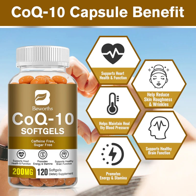 BEWORTHS Coenzyme Q-10 Capsules Vegetarian 200mg
