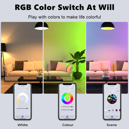 Tuya GU10 Wi-Fi Smart Light LED Bulbs Smart Life Remote Control Work with Alexa, Google Home