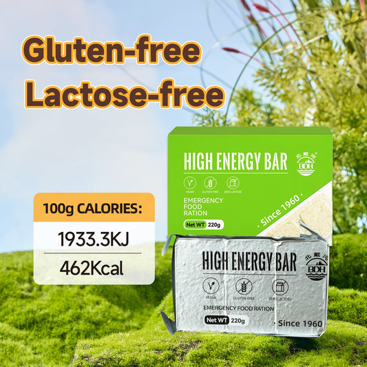 High Energy Bar GLUTEN FREE Crispy Sweet Taste 220g - Exp. Date 2040
