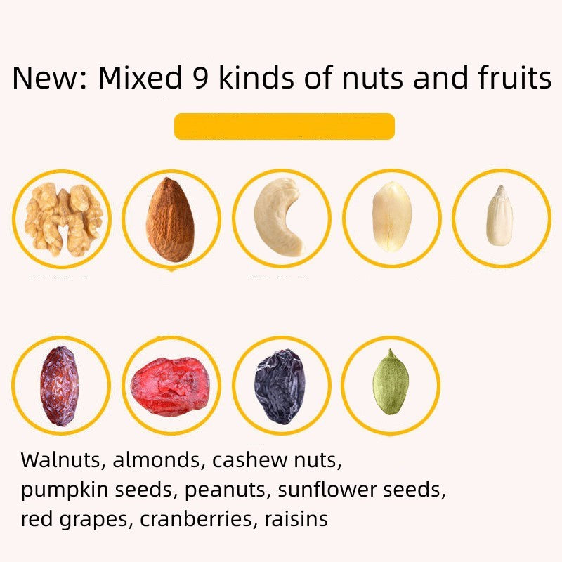 MIX9 - MIXED NUTS - 9 Different Kinds 500G