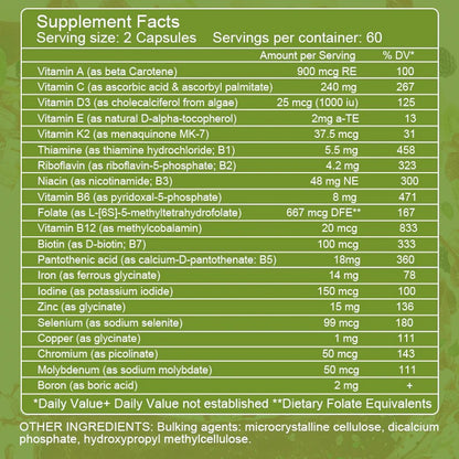 Beworths Multivitamin and Minerals Capsules