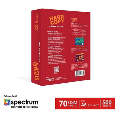 1 BOX HARD COPY Copier Paper SUB 20 70gsm - 5 REAMS