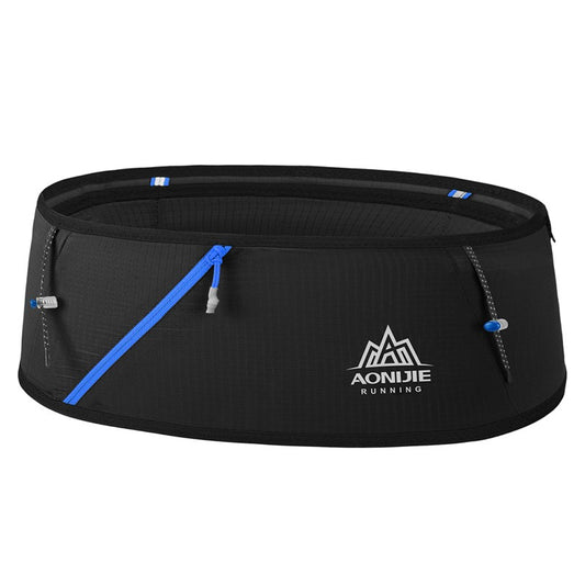 AONIJIE Ultralight Quick-drying Waist Belt Bag - BLACK