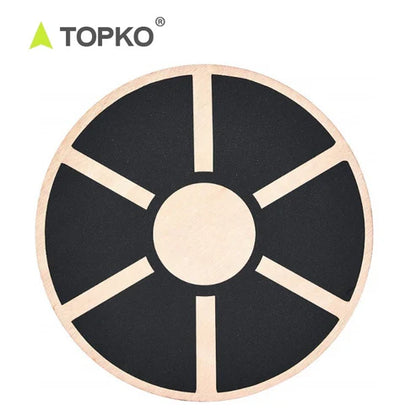 Topko Wooden Balance Board for Workouts