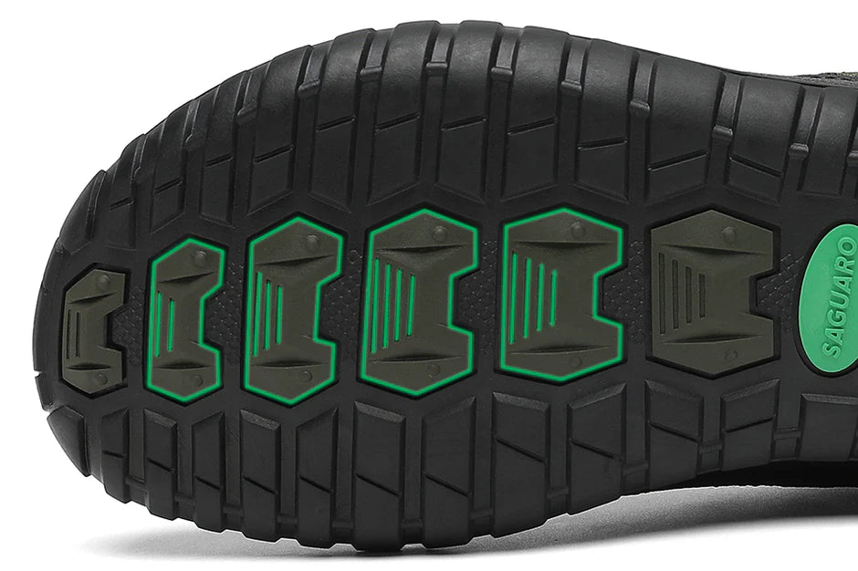 Saguaro FORESTEP I - Barefoot Minimalist Hiking Shoes - BLACK