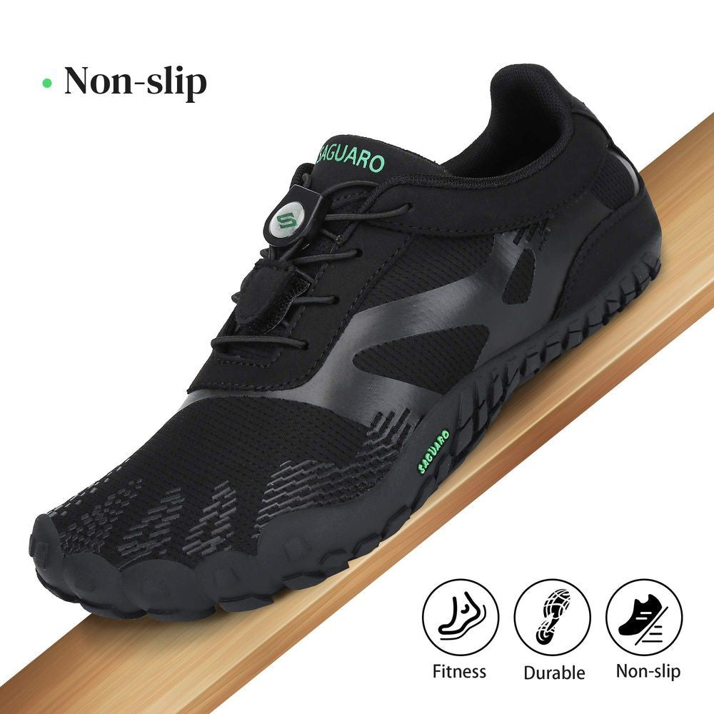 Saguaro Vitality III Minimalist Running Shoes (Barefoot) - BLACK