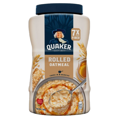 Quaker Rolled Oatmeal 1.2kg Jar
