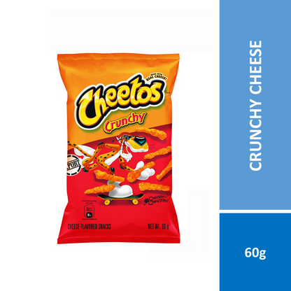 1 CASE - Cheetos Crunchy Cheese Flavored Snack 60g x 24