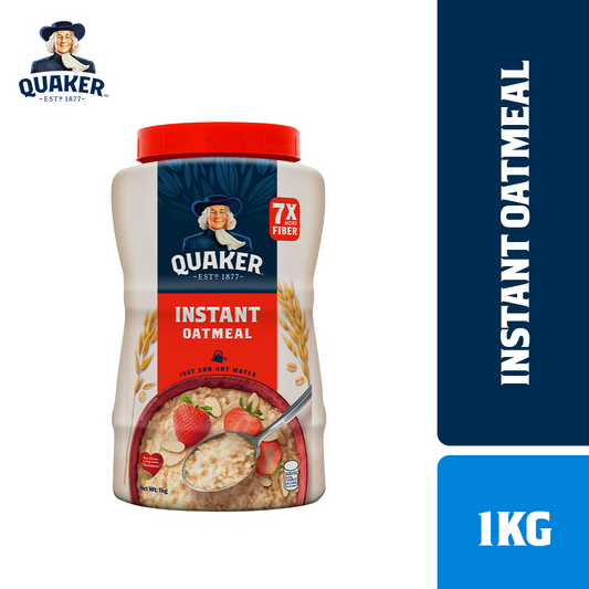 Quaker Instant Oatmeal 1kg Jar