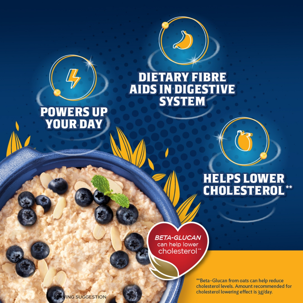 Quaker Quick Cook Oatmeal 1kg Jar