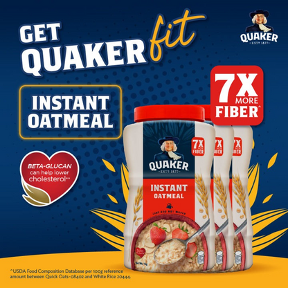 Quaker Instant Oatmeal 1kg Jar