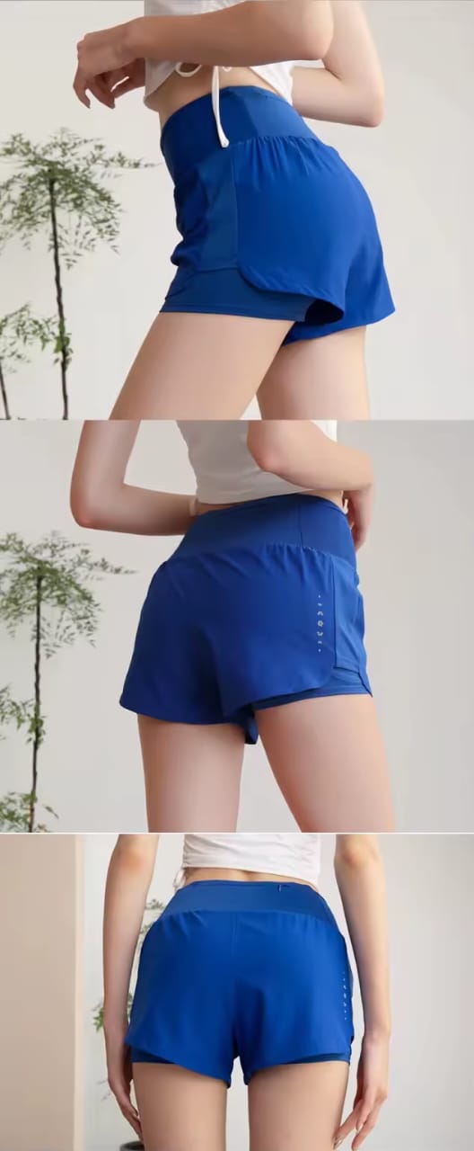 Quick-Drying Breathable Comfortable Fitness RUNNING SHORTS for WOMEN ES10801