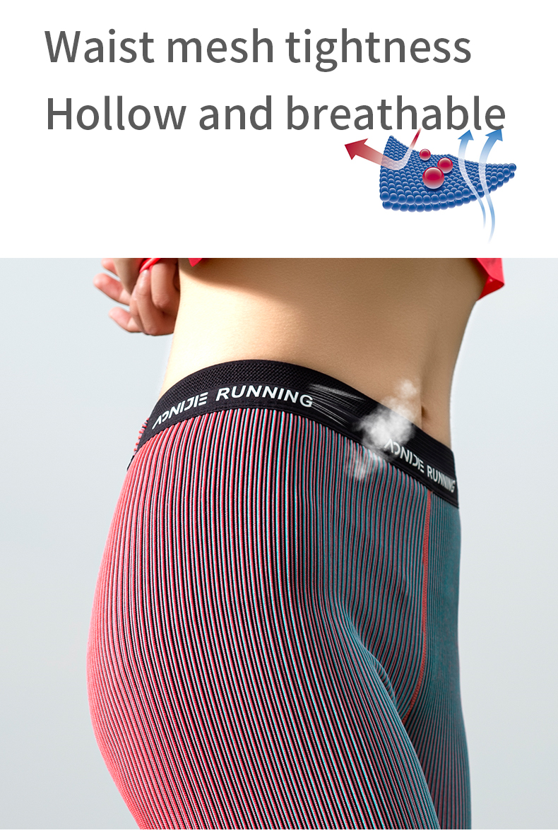 Aonijie FW5177 Running COMPRESSION SHORTS for Women Tight Sports Shorts -- RED LARGE