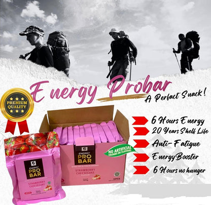 STRAWBERRY CHEESECAKE High Energy Bar 120g - Exp. Date 2043