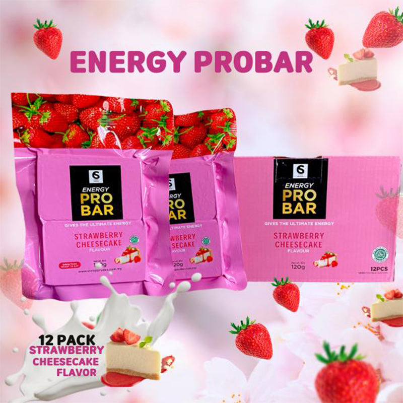 STRAWBERRY CHEESECAKE High Energy Bar 120g - Exp. Date 2043