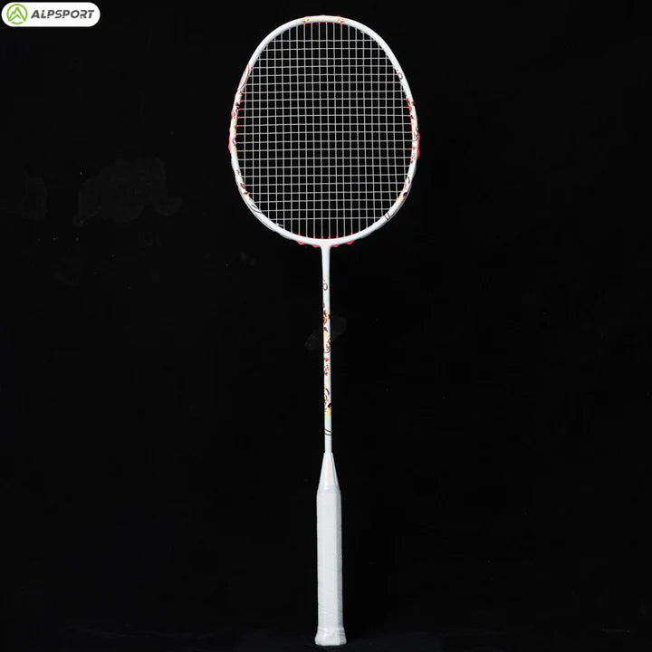 ALPSPORT HQ 6U/G5 Full Carbon Fiber Badminton Racket 24-32lbs - Black