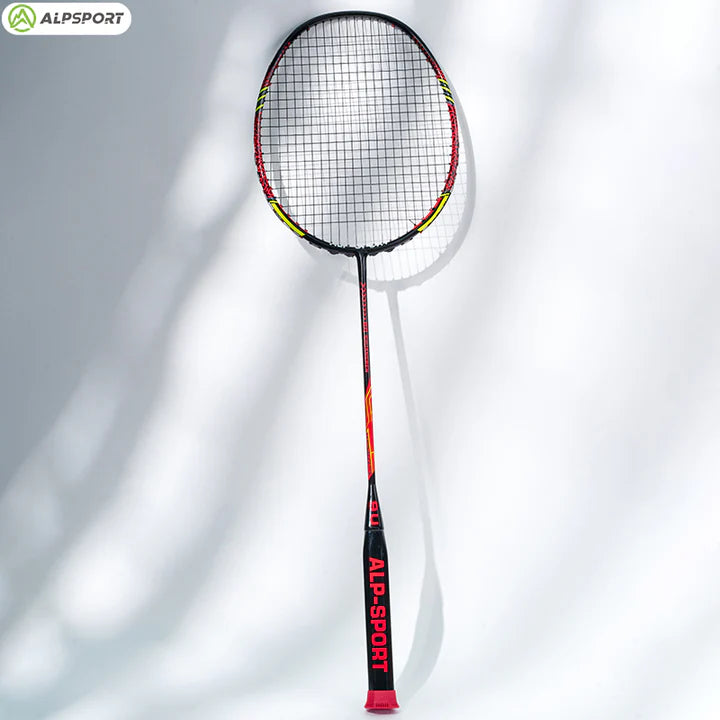 Alisport Racket ALPSPORT SR 9U/G5 24-35Lbs Double-edged Carbon Fiber Badminton Racket ...