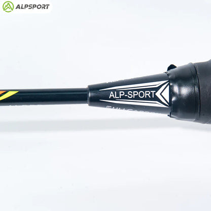 ALPSPORT LT 4U/G4 Carbon Fiber Badminton Racket - Black