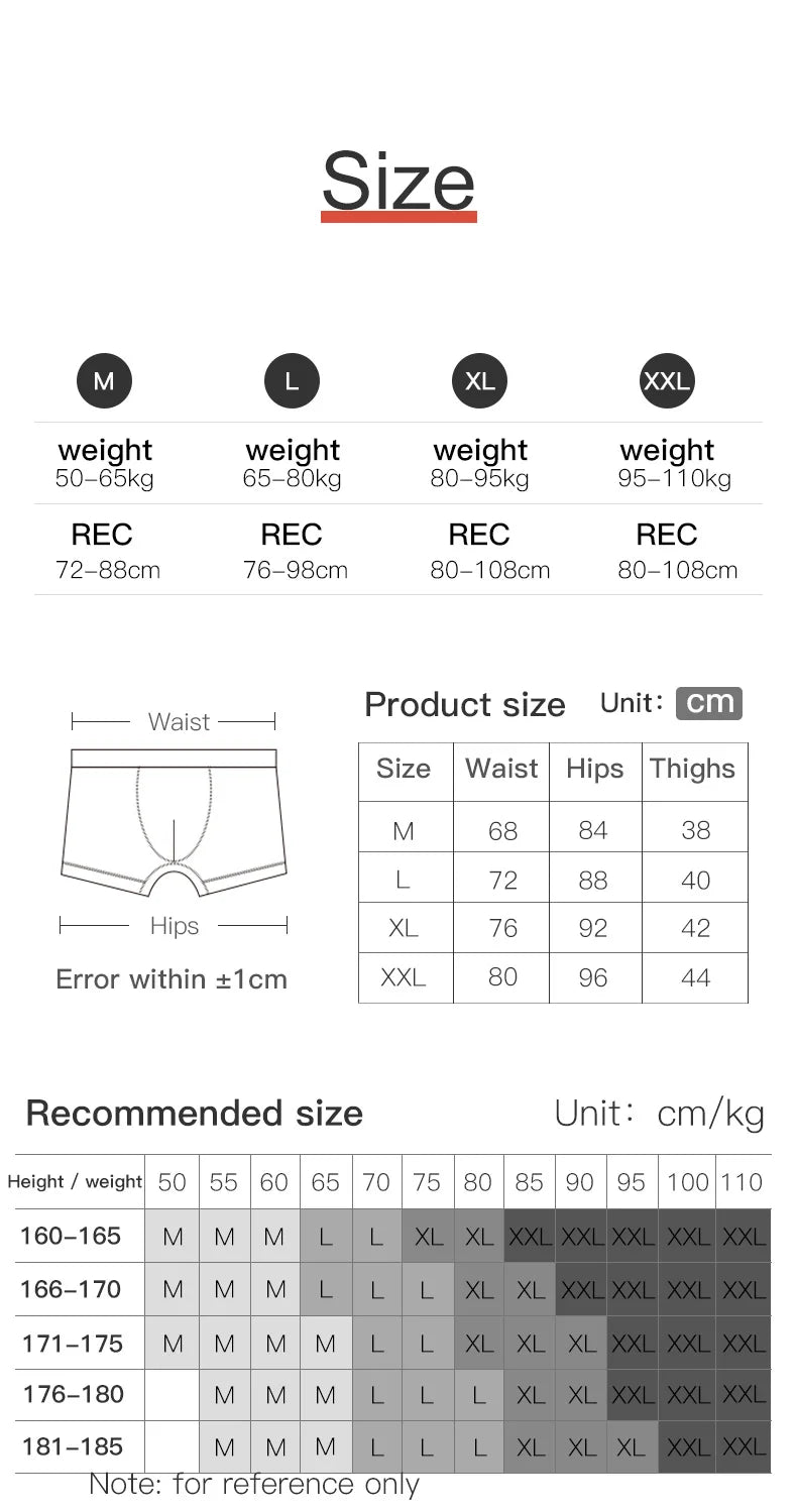 Aonijie E7007 Men Sports Briefs Underwear Mix Color 3PCS - XL