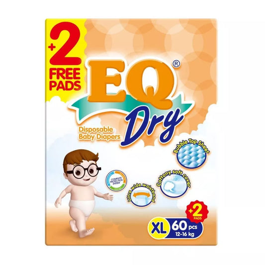 EQ Dry Mega Pack 60pcs (12-16kg)  - XL