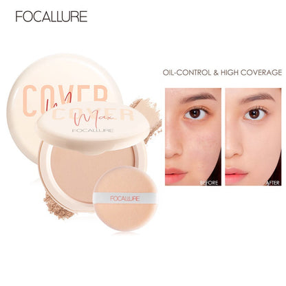 Focallure FA155 Covermax Two-way-cake Pressed Powder