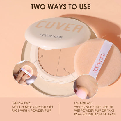 Focallure FA155 Covermax Two-way-cake Pressed Powder