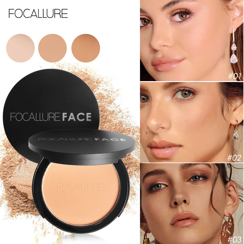 Focallure Waterproof Flawless Pressed Powder FA16 - create a longlasting base makeup