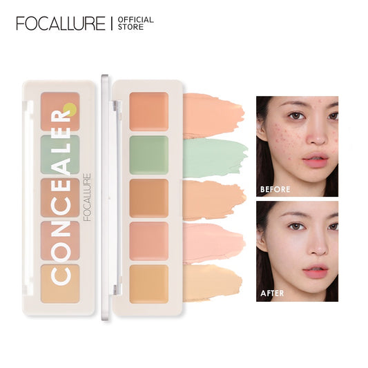 Focallure 5 Color Corrector Concealer Palette