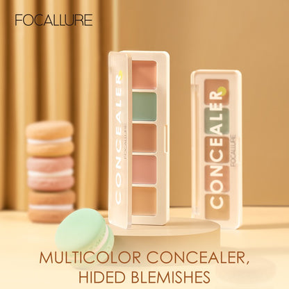 Focallure 5 Color Corrector Concealer Palette