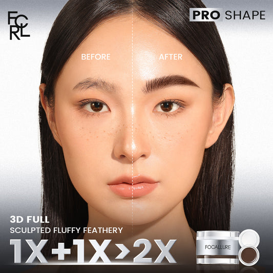 Focallure Multi Pro Duo Eyebrow Cream + Gel - Quick dry and Waterproof - FA23