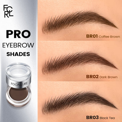 Focallure Multi Pro Duo Eyebrow Cream + Gel - Quick dry and Waterproof - FA23