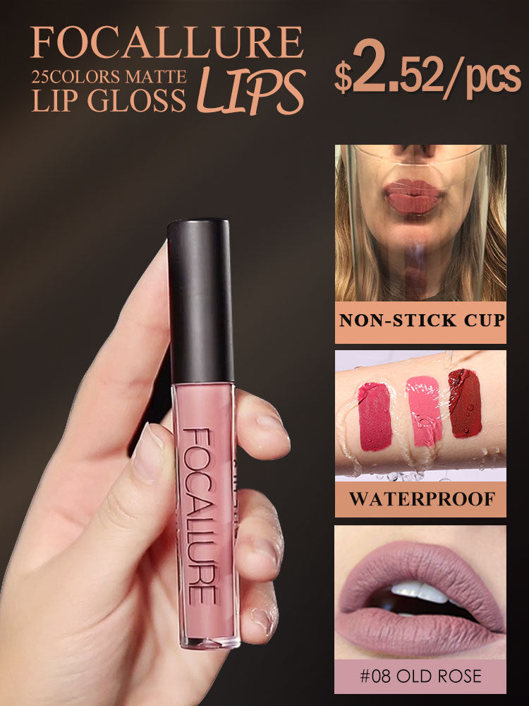 Focallure Ultra Matte Waterproof Liquid Lipstick - FA24 - long wearing, smudge proof and waterproof