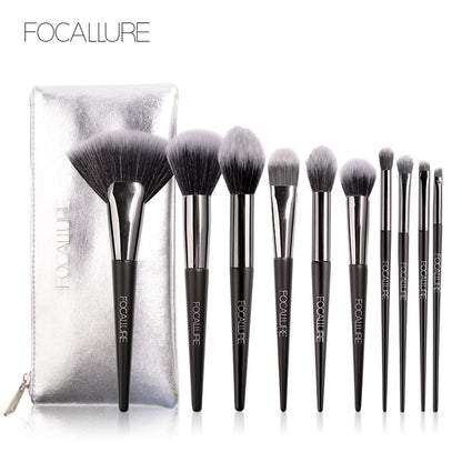 Focallure 10pcs makeup brush (with bag) FA70