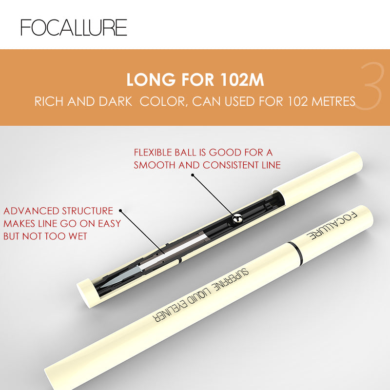 Focallure Superfine liquid eyeliner FA91 - waterproof