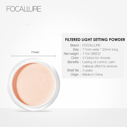 Focallure Flawless Filtered Light Setting Powder - FA68