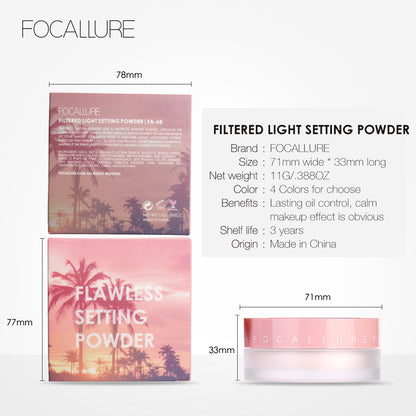 Focallure Flawless Filtered Light Setting Powder - FA68